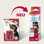 Beaphar Soft Finger Toothbrush - мека четка за зъби тип напръстник, за кучета и котки, 2 броя в опаковка
